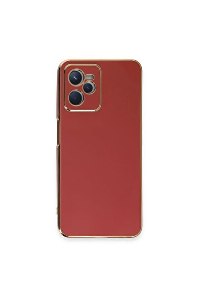 AL - KAR TİCARET جراب Realme C35 مصنوع من السيليكون - أحمر