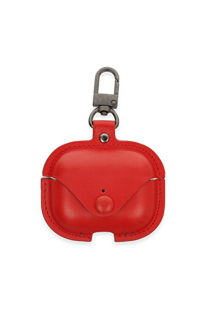 AL - KAR TİCARET AirPods Pro 2 (2Nd Generation) Bag Leather Case - Red