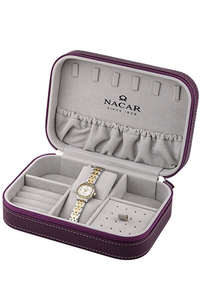 Nacar Sapphire Glass Silver - Gold Women's Watch |   With Special Box | Nc34-...