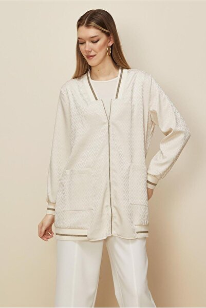 Alvina Saten Jacquard Tunic 46241