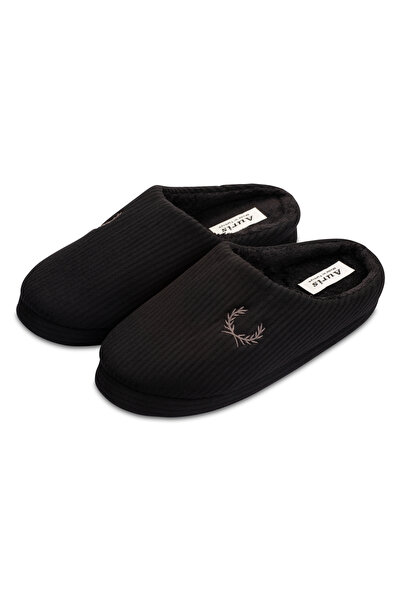 Auris Embroidered House Slippers