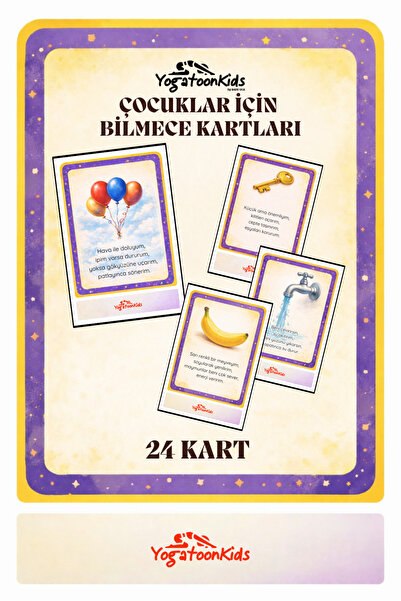 Yogatoon Kids World Bilmece Kartları - Çocuklar İçin Görsel Hafıza ve Dikkat ...
