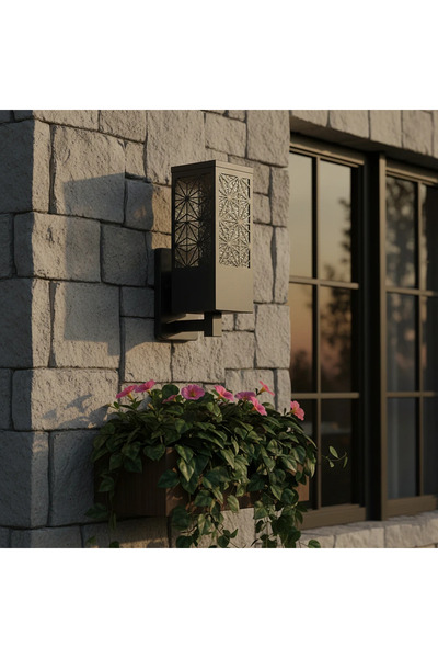 HAMER فانوس جداري خارجي اسود E27