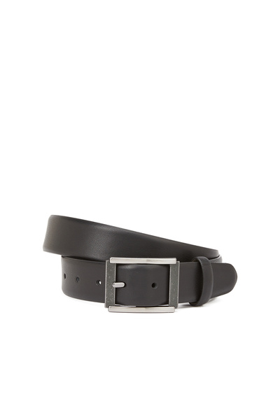 Network Siyah Erkek Deri Kemer