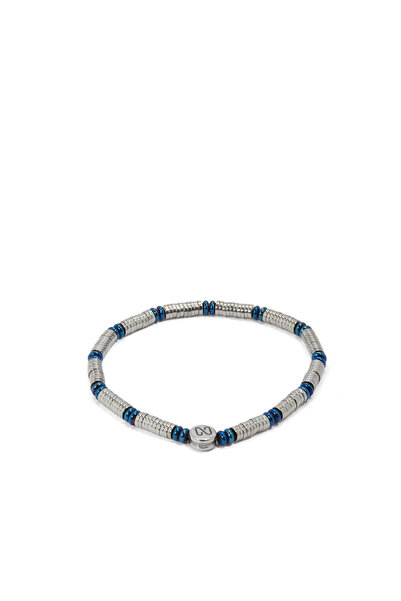 Network Renkli Doğal Taş Erkek Bileklik