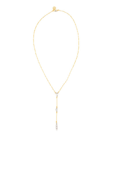Network Silver Gold Taşlı Kadın Uzun Kolye