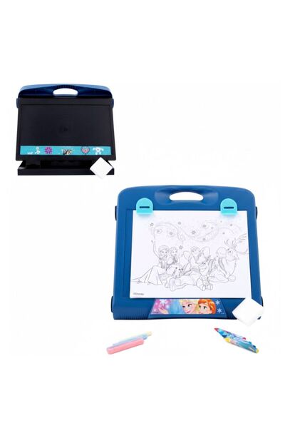 JML 2-in-1 Drawing Board for Kids with Chalk and Crayons