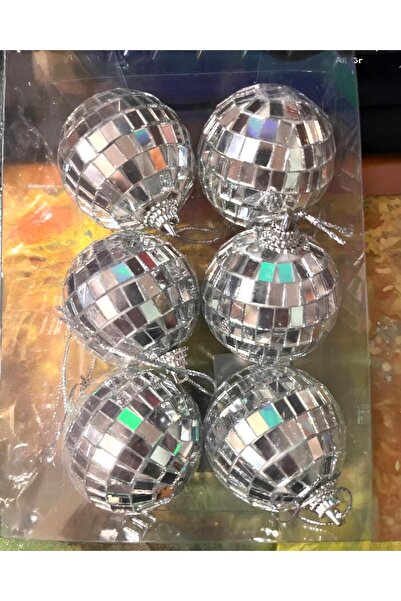 PARTİ SEPETİ Διακοσμητική Μπάλα Ντίσκο με Καθρέφτη 4 εκ. Συσκευασία 6 τεμαχίων