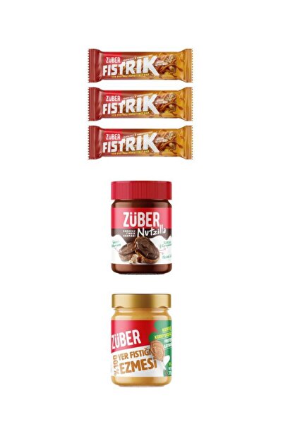 Züber Meet & Greet Package - Nutzilla X1, 100% Peanut Butter X1, Fıstrık X3