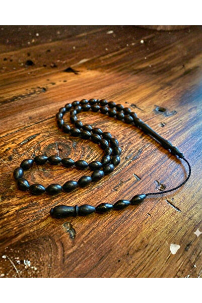 SUFİ TESBİH VE ESANS Premium Black Kuka Prayer Beads - Handcrafted - Guarante...