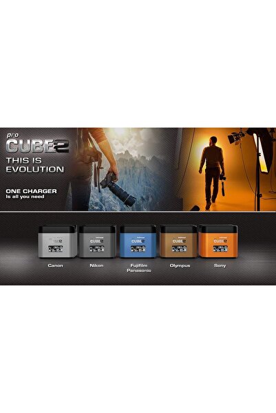 HAHNEL professional charger procube2 for select canon batteries, USB, one size