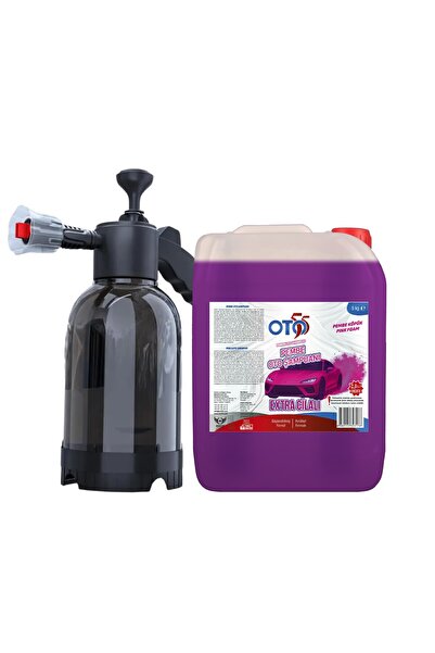OTO55 Extra Cilalı Pempe Oto Şampuanı 5KG + 2 Litrelik Basınçlı Köpük Atar Pompa