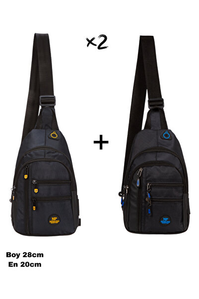Newish Polo Unisex Su Geçirmez Kulaklık Usb Çıkışlı Çapraz Askılı Çanta Bel O...
