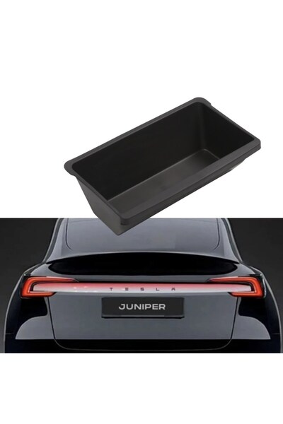TESLA Juniper Ön Koltuk Altına Takılan Çekmeli Saklama Alanı - Siyah