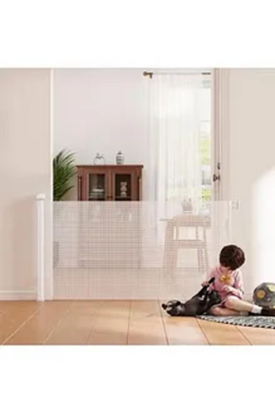 Fun Moment Baby Safety Gate Automatic Closing - White