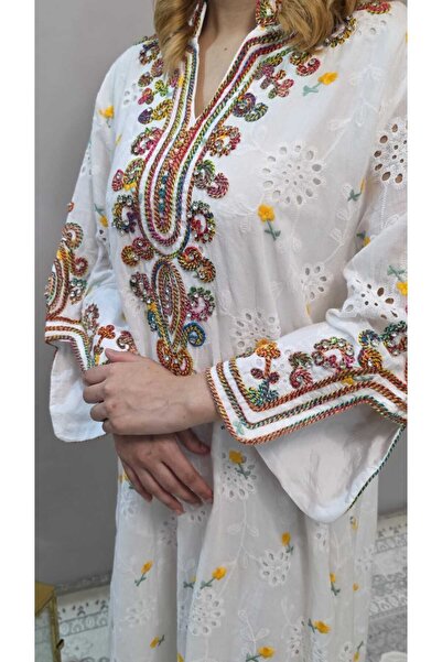 ELHAM FASHION Indian Ramadan jalabiya, embroidered with the spirit of heritage