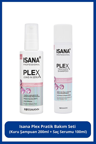 Isana Professional Plex Pratik Bakım Seti (Kuru Şampuan 200ml + Saç Serumu 10...