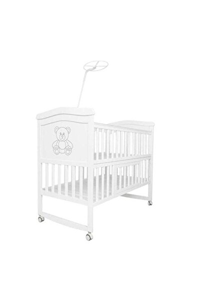 Genaric Wooden Baby Bed with Mosquito Net, Adjustable Height Baby Bed, Suitab...