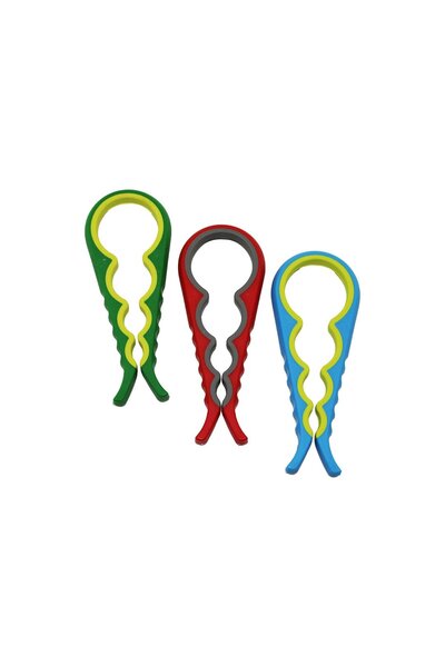 Fırsatkolik 4 Plastic Jars - Bottle Opener Colorful (5067)