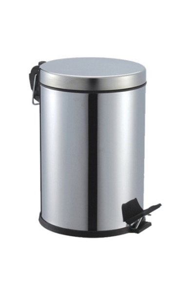 Fırsatkolik Pedalli 5Lt Chrome Metal Bin (5067)
