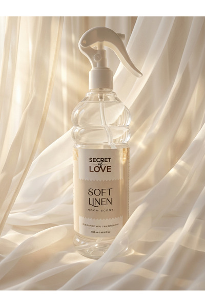 SECRET OF LOVE Soft Linen Premium Oda Spreyi 500 ml Ferah ve Temiz Koku Etkil...