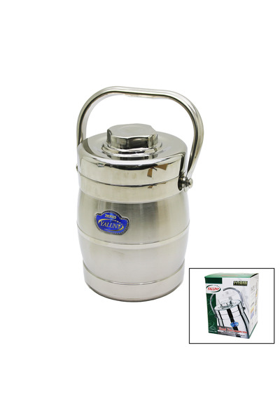 Fırsatkolik Metal Bucket 3-Piece Travel Bag Storage Container 1.6Lt (5067)