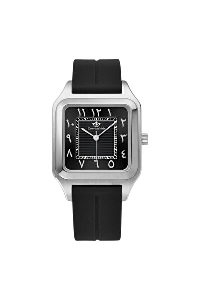 Caverton Mair ساعة كافرتون ماير بمينا لون اسود ربل