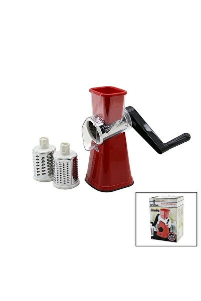 Fırsatkolik Large Jumbo Handle Mill - Grater Chopper 3 Pcs Steel Heads (5067)