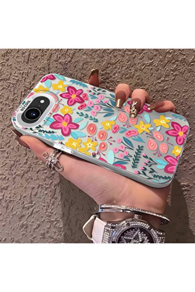 ARTISHELL iPhone 16e Uyumlu, güzel çiçek desenli şok korumalı telefon kılıfı