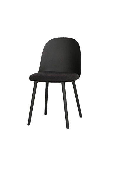 DEC13 A modern black chair with a luxurious design