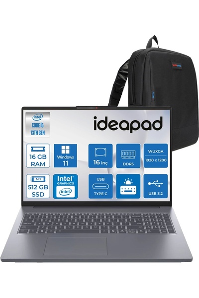 LENOVO Ideapad Slim 3 16IRH10 I5 13420H 16GB 512GB SSD W11HOME 16" Wuxga IPS ...