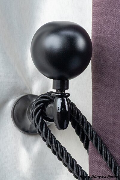 Hayal Dünyası Perde Aksesuarları Ahşap Fon Perde Duvar Bağlama Aparatı (renso)