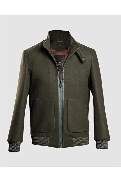 echol Erkek Standart Fit Kaşe Kısa Pilot Mont