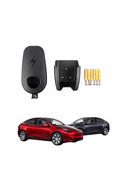 TESLA Model Y - Model 3 Şarj Kablosu Takma Aparatı - Siyah