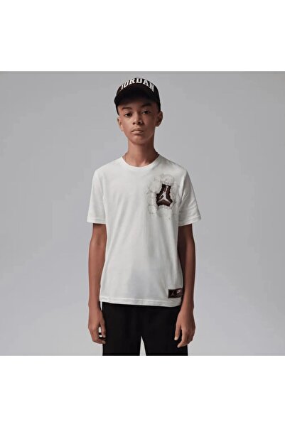 Nike Tricou alb Jordan Break Through pentru copii tricou