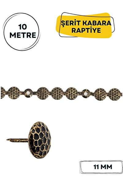 Macrostar Şerit Kabara Dekoratif Kabara Raptiye 11 mm 10 Metre