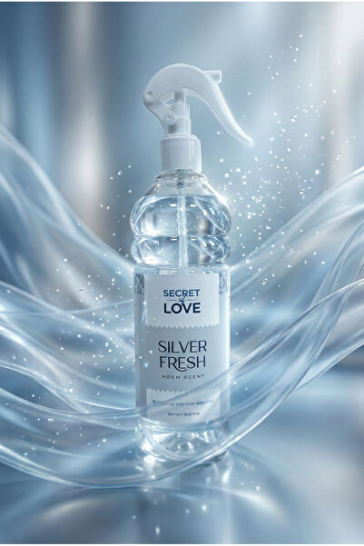 SECRET OF LOVE Silver Fresh Premium Oda Spreyi 500 ml Tazeleyen Serin His Oda...