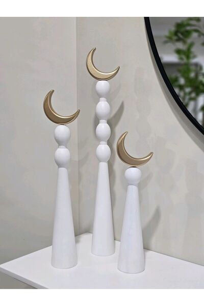 Youhe مجموعة زينة رمضان من قطعة واحدة أو قطعتين أو ثلاث قطع، ديكورات معمارية ...