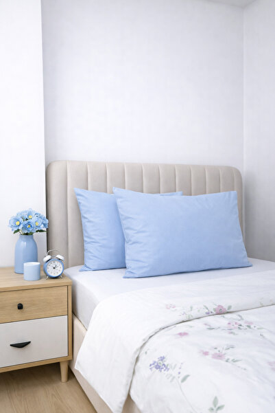 Miracolo Home 100% Cotton 50X70 cm Solid Color Soft Textured Pillowcase Set of 2