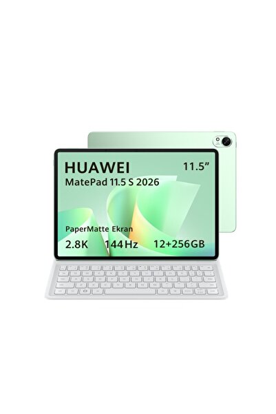 Huawei Yeni (2026) MatePad 11.5S Ultra Net PaperMatte Ekran 12GB 256GB Yeşil ...