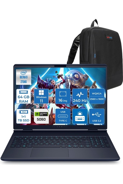 Dell Alienware 16XAC16251 Ultra 9 275HX 64GB 1tbSSD+1tbssd 8GB/RTX5060 16" W1...