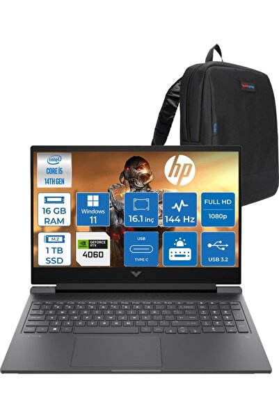HP Victus 16-R1700NT I5 14450HX 16GB 1tb SSD RTX4060 8gb W11HOME 16.1" Fhd 14...