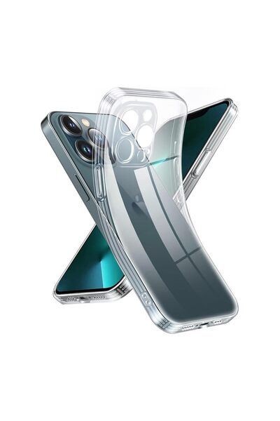 Hype Store iPhone 13 Pro Transparent Silicone Case with Camera Protection
