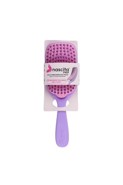 nascita فرشاة شعر بنفسجية سهلة التنظيف - 68