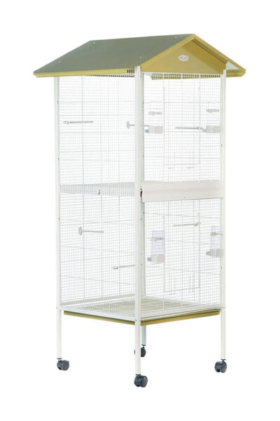 Zolux قفص الطيور ذو الزخارف العربية ماتيلد - زيتون