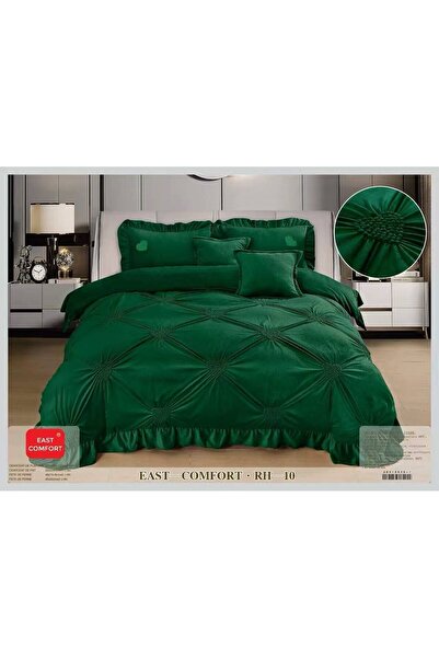 ANATOLIATEKSTILE Premium Bedding Set, Plush Velvet Luxe, 6 Pieces