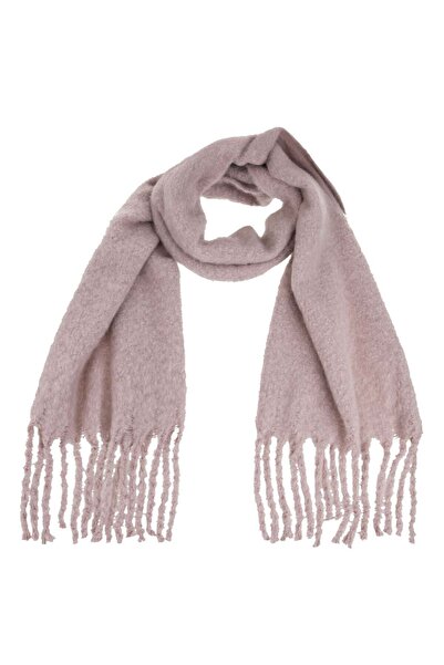 OEM Nude Scarf Knot with Long Fringes 185x48cm 305g