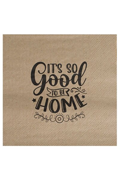 OEM Craft 2-Ply Table Napkins 33x33cm "Good to be Home" - 20pcs
