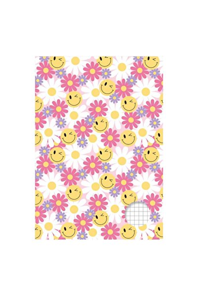 OEM A5 Mathematics Notebook with Floral Pattern Cover - 60 Sheets