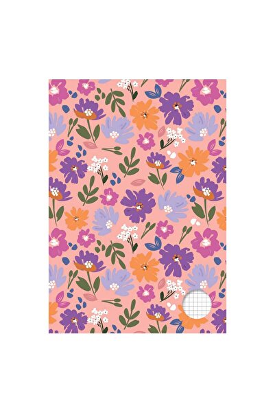 OEM Student Notebook A4 Mathematics Cover with Floral Pattern - 40 Sheets